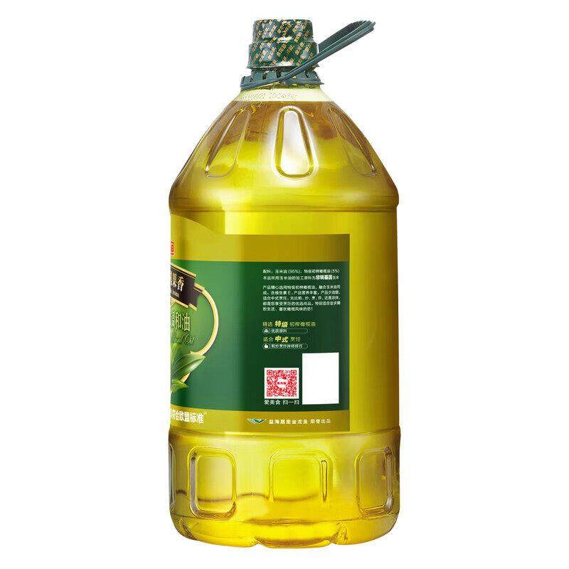 旗舰金龙鱼食用油初榨橄榄果香 食用植物调和油5L 家用炒菜大桶油,淘宝优惠券,粉丝福利购,淘宝优惠卷