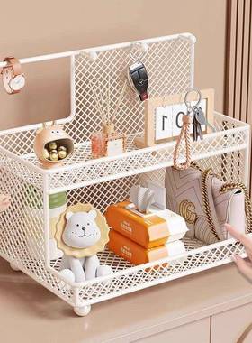 新款网红玄关放钥匙收纳架入户门口鞋柜上创意桌面装饰摆件置物架