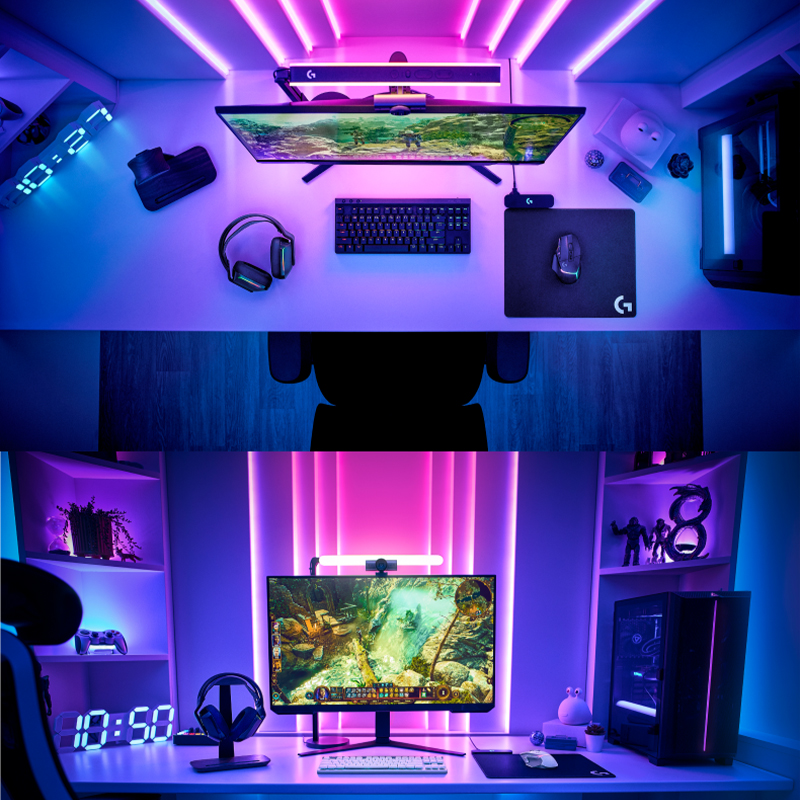 罗技G515TKL无线蓝牙三模连接游戏键盘 超轻薄人体工学机械键盘 - 图0