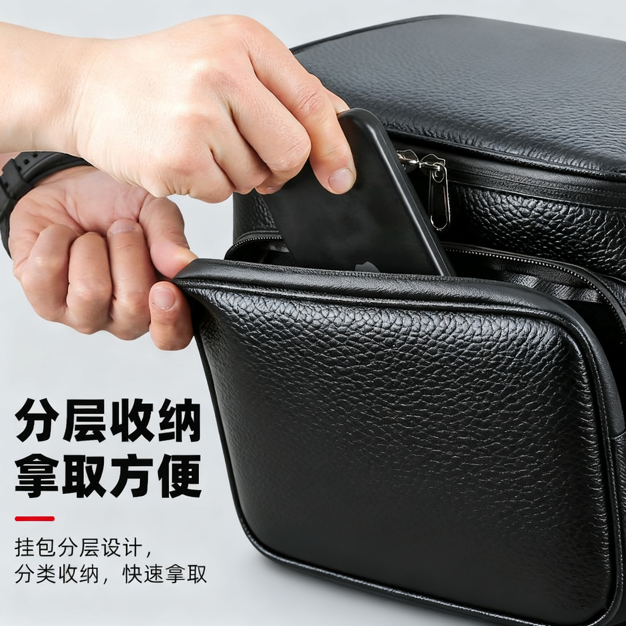 【可放冬盔】全新质感PU皮革电动车后挂包防水覆膜后置黑色储物包,淘宝优惠券,粉丝福利购,淘宝优惠卷