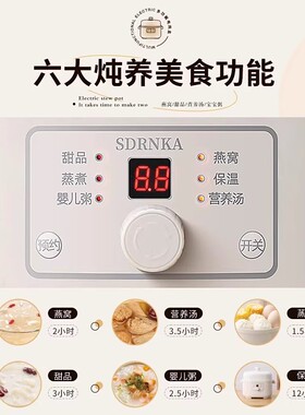 电炖锅电炖盅隔水炖锅家用全自动
