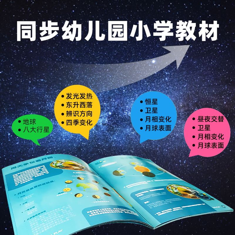 太阳系八大行星宇宙模型儿童天文认知科学实验套装益智启蒙玩教具 - 图0