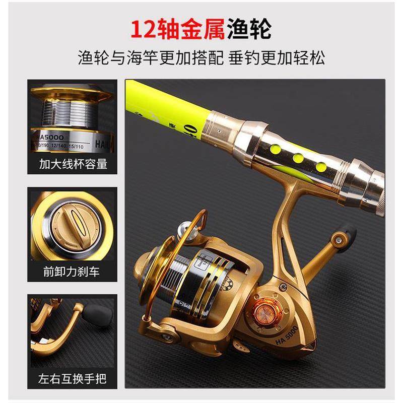 装巨版抛）飞 鲨套竿钓 远.碳（竿素鱼杆甩投24.7米93海.物5超 硬,淘宝优惠券,粉丝福利购,淘宝优惠卷