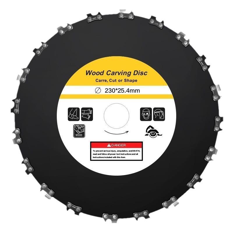 割草机刀片锯树专用刀片加厚锰钢割灌木圆形链条锯片通用配件大全 - 图3