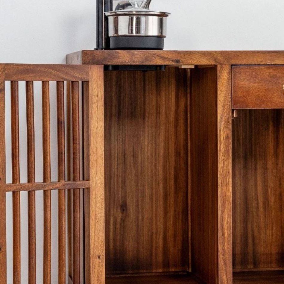 原木泡茶台奥坎茶水柜家用储物柜实木大板边柜茶几茶桌中式餐边柜,淘宝优惠券,粉丝福利购,淘宝优惠卷