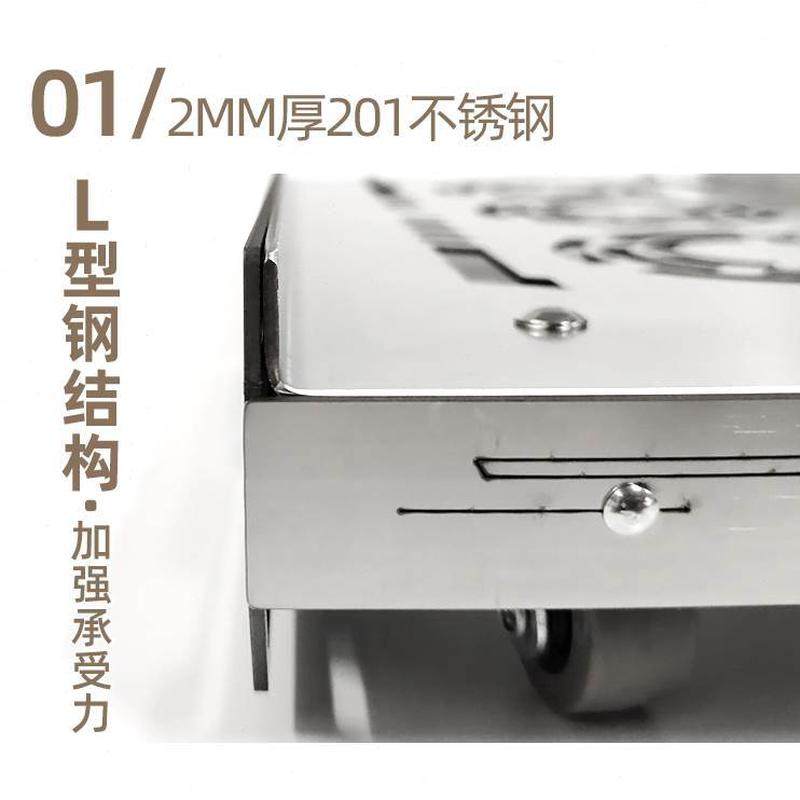 叶可不锈钢金属轮带?底座移动花隐藏主机箱强?托架轮散热电脑定制,淘宝优惠券,粉丝福利购,淘宝优惠卷