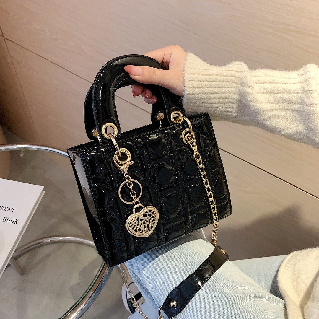 红色结婚包女新娘包2025新款漆皮包链条单肩斜挎手提包,淘宝优惠券,粉丝福利购,淘宝优惠卷