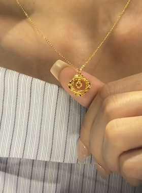 s999纯银织梦网项链女生轻奢小众高级感灵动锁骨链送闺蜜生日礼物