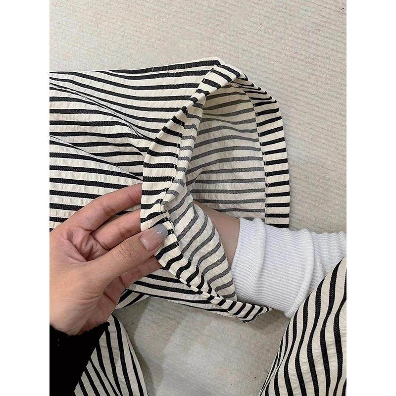 黑白竖条纹小个子夏季女大码休闲慵懒遛弯胖mm显瘦宽松阔腿裤,淘宝优惠券,粉丝福利购,淘宝优惠卷