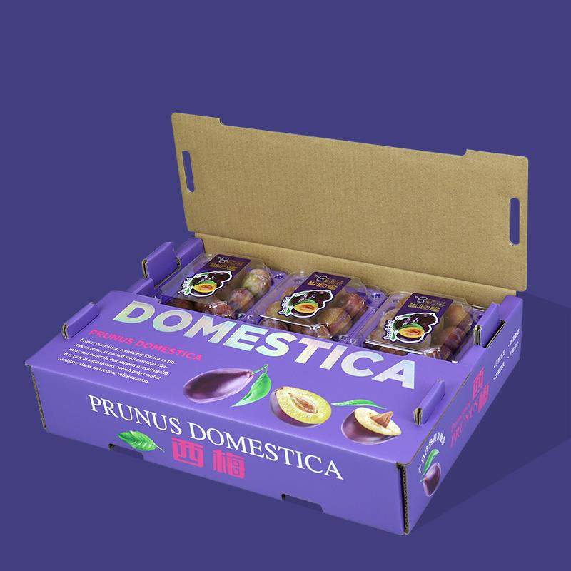 辛晟高档西梅开口箱3-4斤装西梅抗压包装纸箱水果礼品盒空盒子,淘宝优惠券,粉丝福利购,淘宝优惠卷