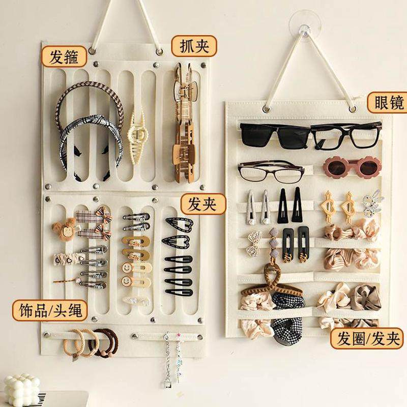 儿童发夹收纳神器发箍发卡发饰皮筋子挂墙头绳收纳壁挂挂袋首饰盒,淘宝优惠券,粉丝福利购,淘宝优惠卷