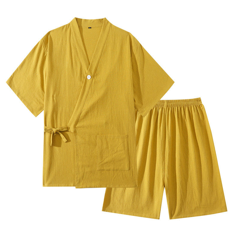 2025新款汗蒸服女款纯棉日式开衫系带居睡衣情侣男桑拿服洗浴服,淘宝优惠券,粉丝福利购,淘宝优惠卷