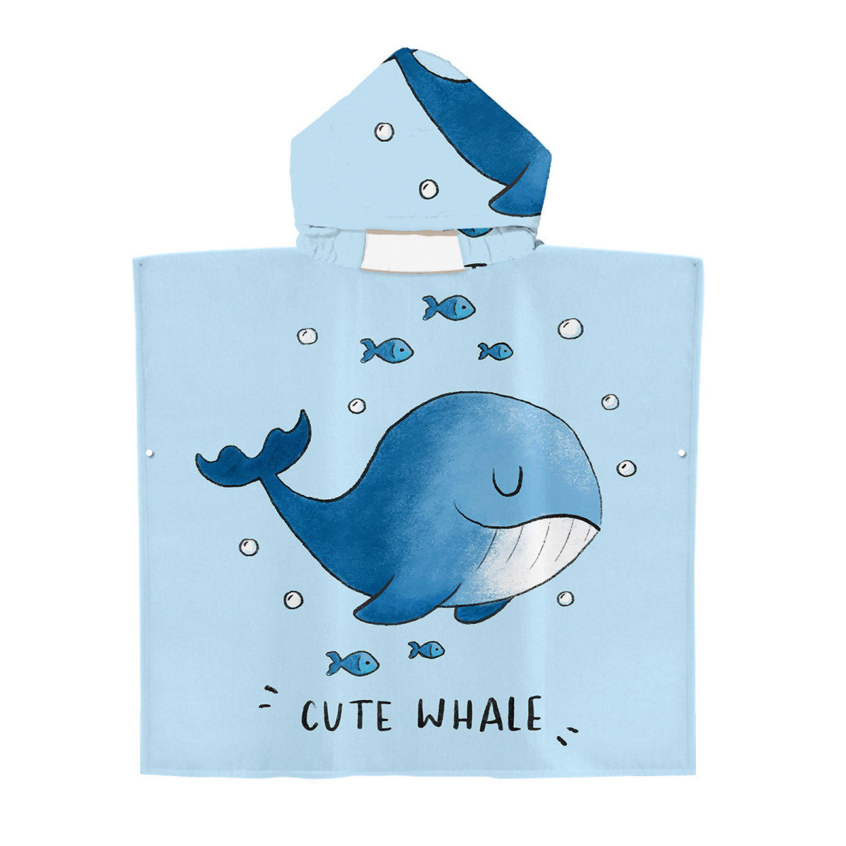 海洋连帽穿戴浴袍沙滩斗篷双面绒换衣毛巾动物卡通儿童连帽浴巾98,淘宝优惠券,粉丝福利购,淘宝优惠卷