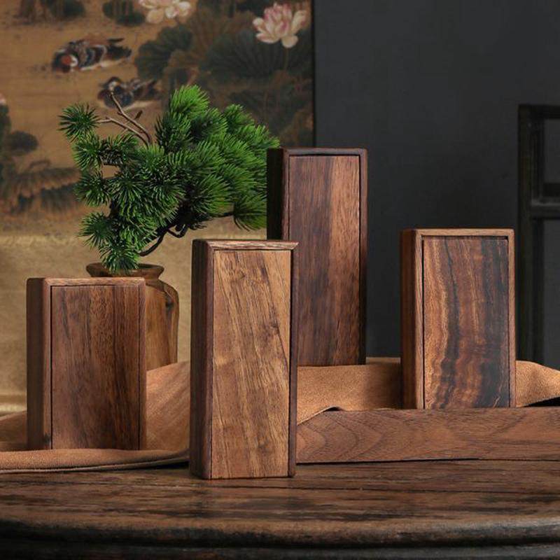 胡桃木长泡两泡品鉴盒宽版小泡袋茶叶包装盒空礼盒岩茶木盒子定制,淘宝优惠券,粉丝福利购,淘宝优惠卷