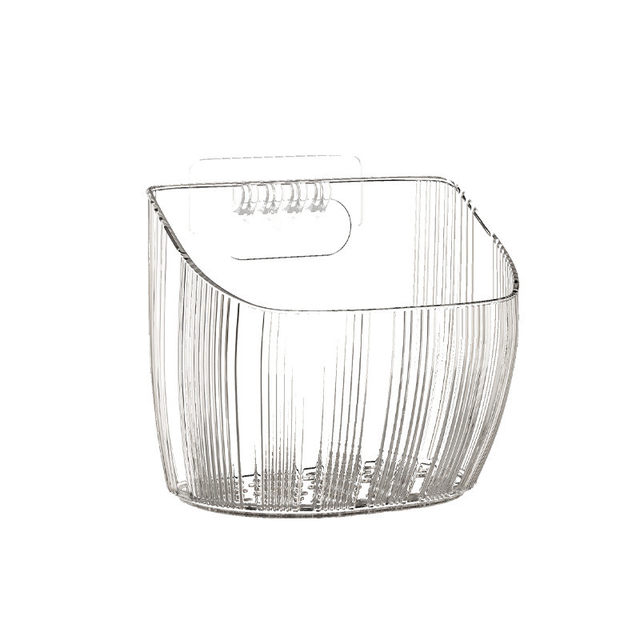 Light luxury wall-mounted multi-function storage box without punching in the kitchen onion, ginger and garlic storage bathroom toiletries sorting box