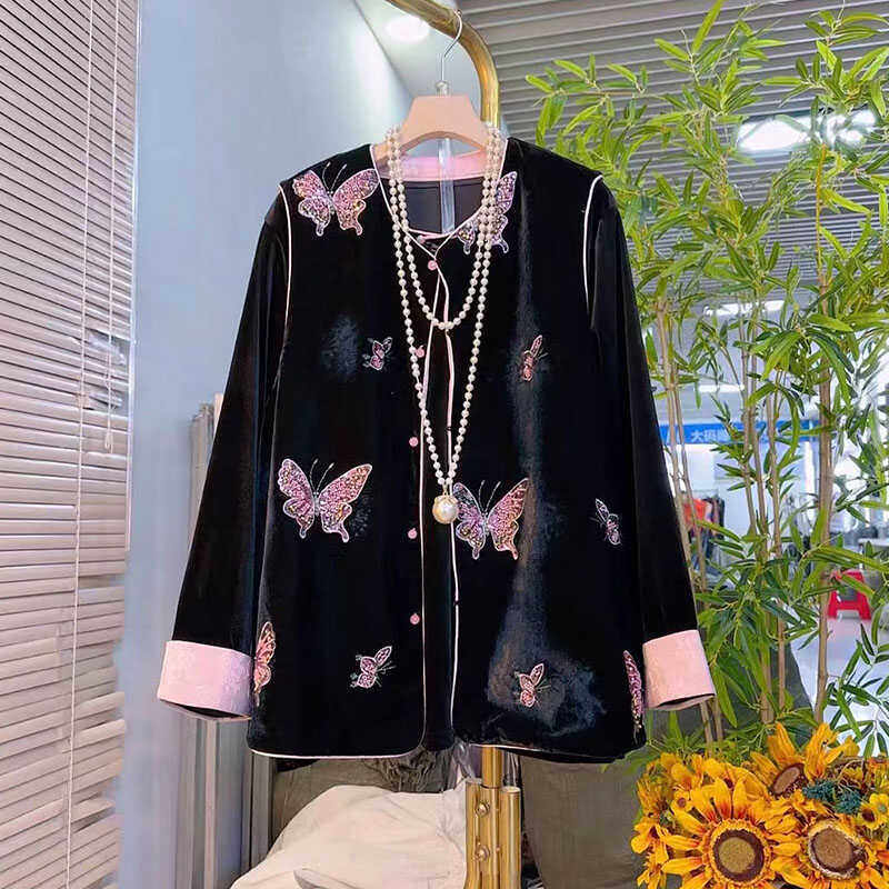 新中式国风大码2024秋款胖mm时尚韵味亮钻丝绒马甲小衫两件套,淘宝优惠券,粉丝福利购,淘宝优惠卷