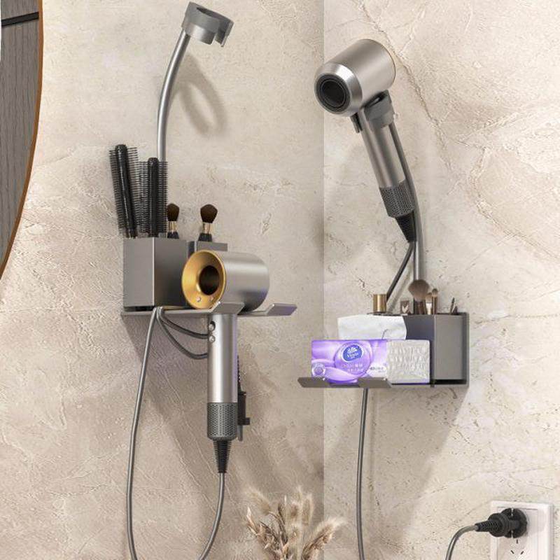 新款懒人吹风机支架免手持卫生间置物架浴室风筒壁挂放电吹风挂架,淘宝优惠券,粉丝福利购,淘宝优惠卷