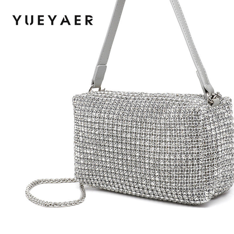 2025新款百搭满钻包链条包单肩斜挎手提腋下包,淘宝优惠券,粉丝福利购,淘宝优惠卷