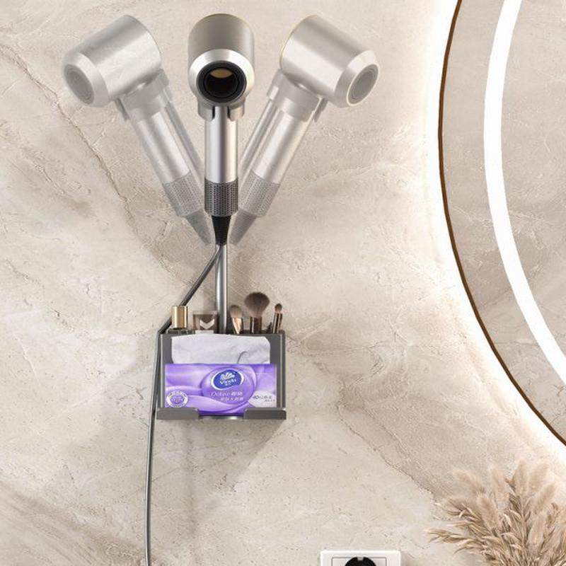 新款懒人吹风机支架免手持卫生间置物架浴室风筒壁挂放电吹风挂架,淘宝优惠券,粉丝福利购,淘宝优惠卷