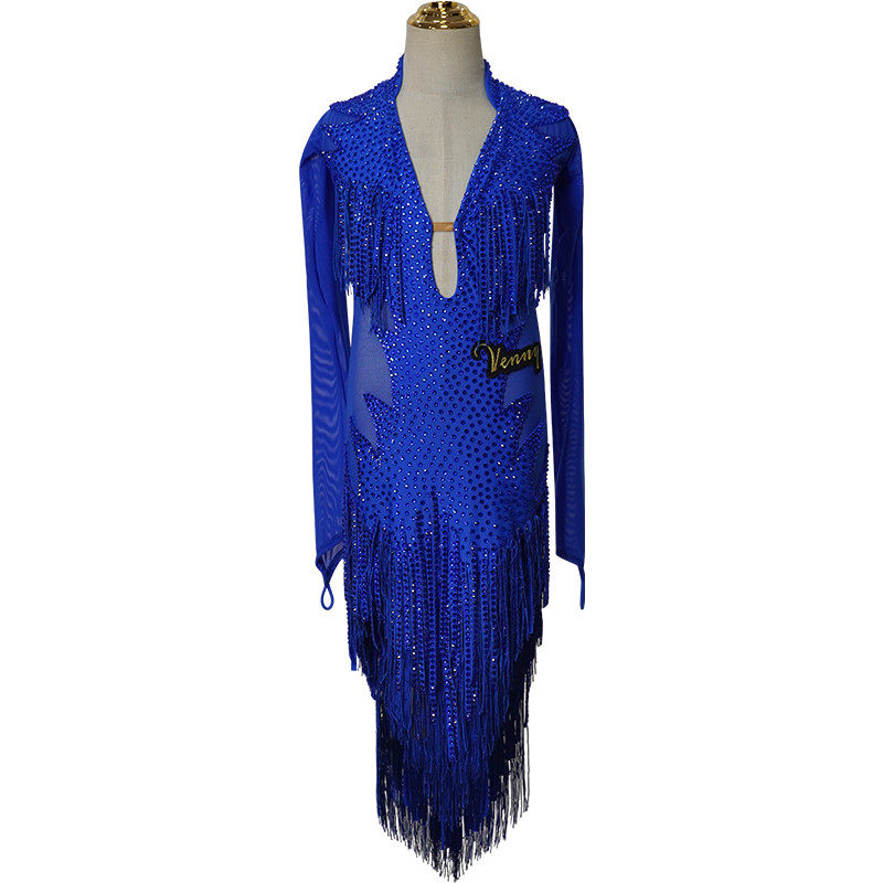 薇妮拉丁舞服流苏裙国际比赛标准女儿童镶钻专业表演网红演出花服,淘宝优惠券,粉丝福利购,淘宝优惠卷