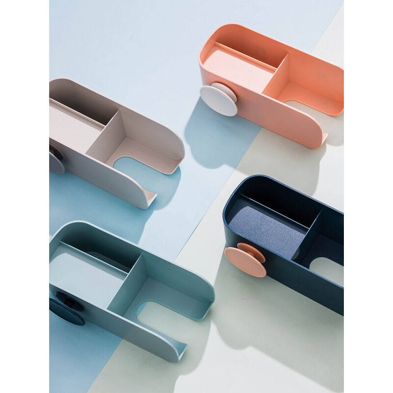 电吹风挂架浴室免打孔吹风机架卫生间厕所壁挂置物收纳架幽静深绿,淘宝优惠券,粉丝福利购,淘宝优惠卷