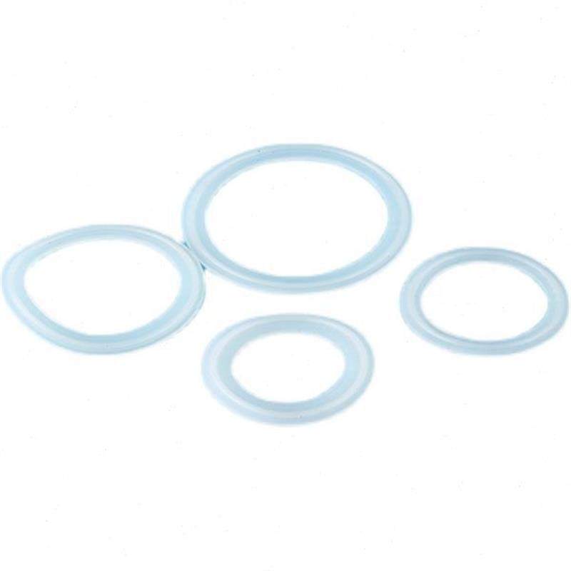 硅橡胶快装垫片卫生级圆形密封垫圈卡盘快接垫片卡箍垫量大整袋,淘宝优惠券,粉丝福利购,淘宝优惠卷