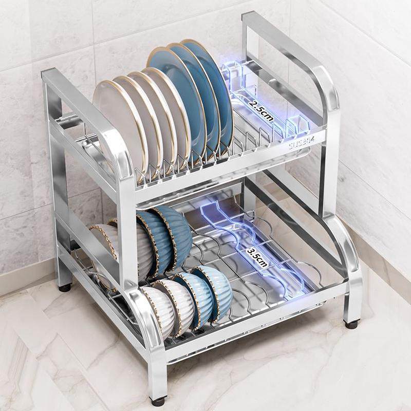 30放碗架不锈钢厨房置物架4碗碟收纳架碗筷收纳盒碗柜沥水碗盘架,淘宝优惠券,粉丝福利购,淘宝优惠卷
