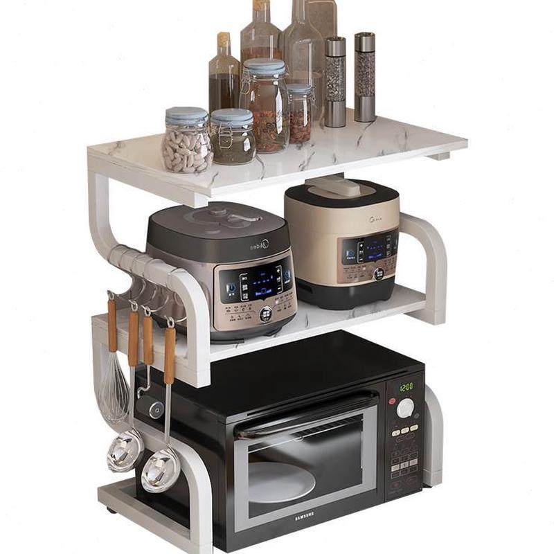 家用双层桌面收纳支架厨房置物架台面架子储物架电饭锅微波炉烤箱,淘宝优惠券,粉丝福利购,淘宝优惠卷