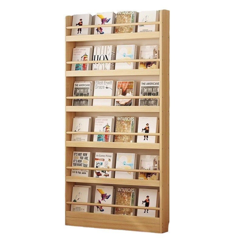 木质多层置物架壁挂书架实木儿童窄书柜收纳柜门后走廊玩偶装饰柜,淘宝优惠券,粉丝福利购,淘宝优惠卷