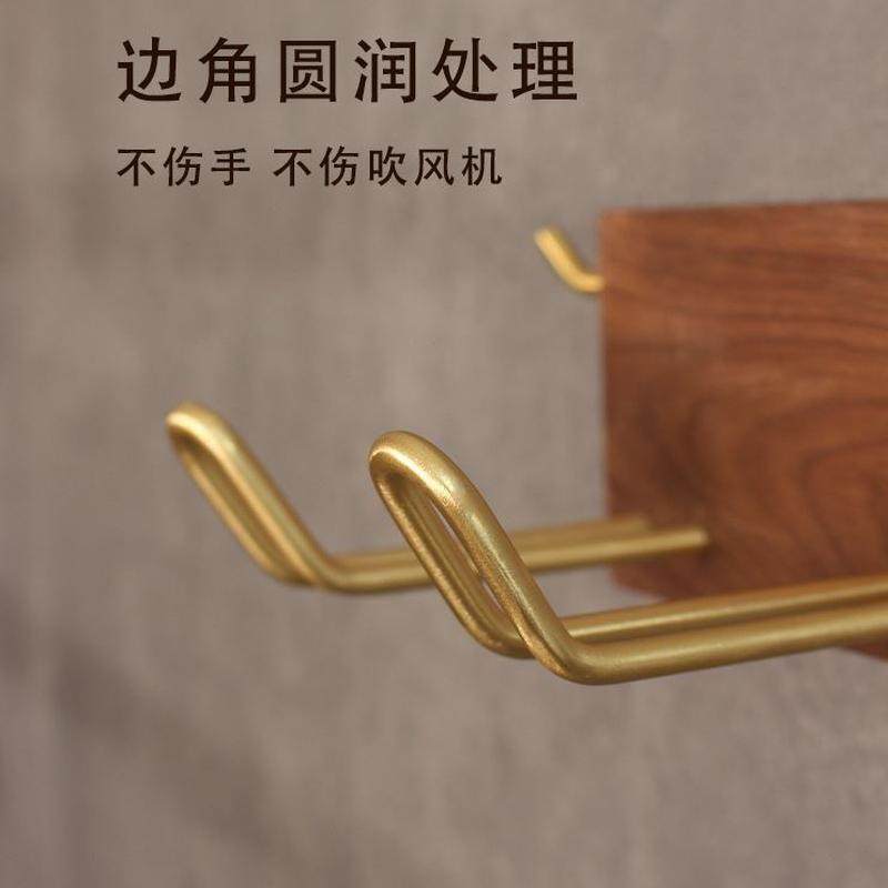 支架免打孔壁挂式挂架收纳风筒电吹风实木卫生间浴室吹风机置物架,淘宝优惠券,粉丝福利购,淘宝优惠卷