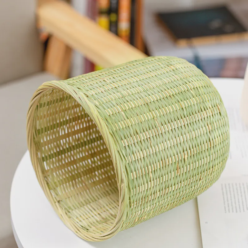 头层竹青篾竹篮圆直桶收蜂笼竹编收纳筐手工编织圆桶形竹编筐,淘宝优惠券,粉丝福利购,淘宝优惠卷