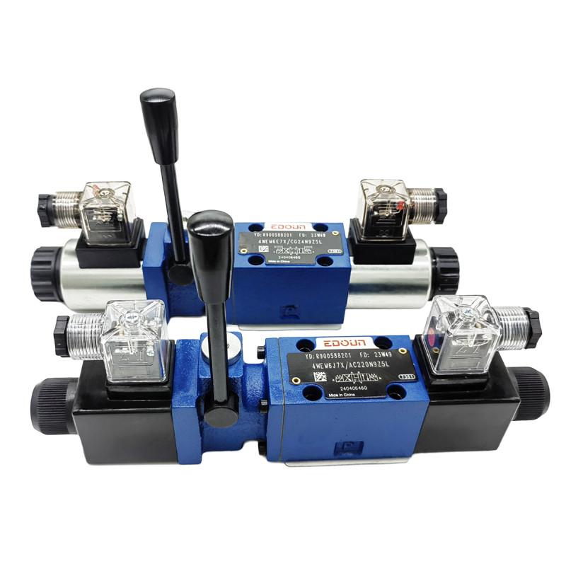 华德液压阀手电一体电磁换向阀4WEMM6E农机专用多路电磁阀组阀块 - 图3