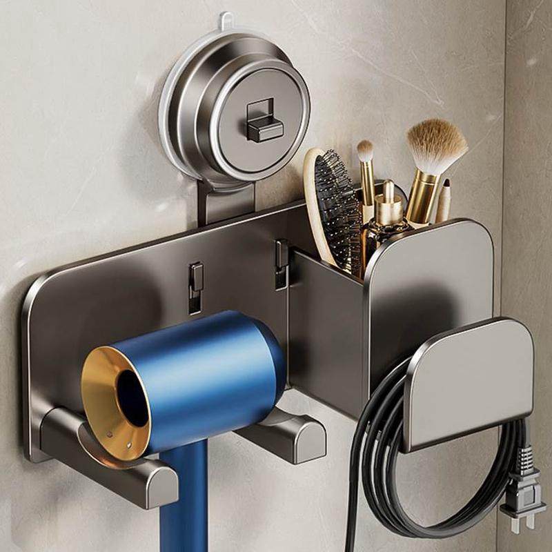 免打孔浴室卫生间吹风机置物架收纳架吸盘风机吸盘电吹风支架厕所,淘宝优惠券,粉丝福利购,淘宝优惠卷
