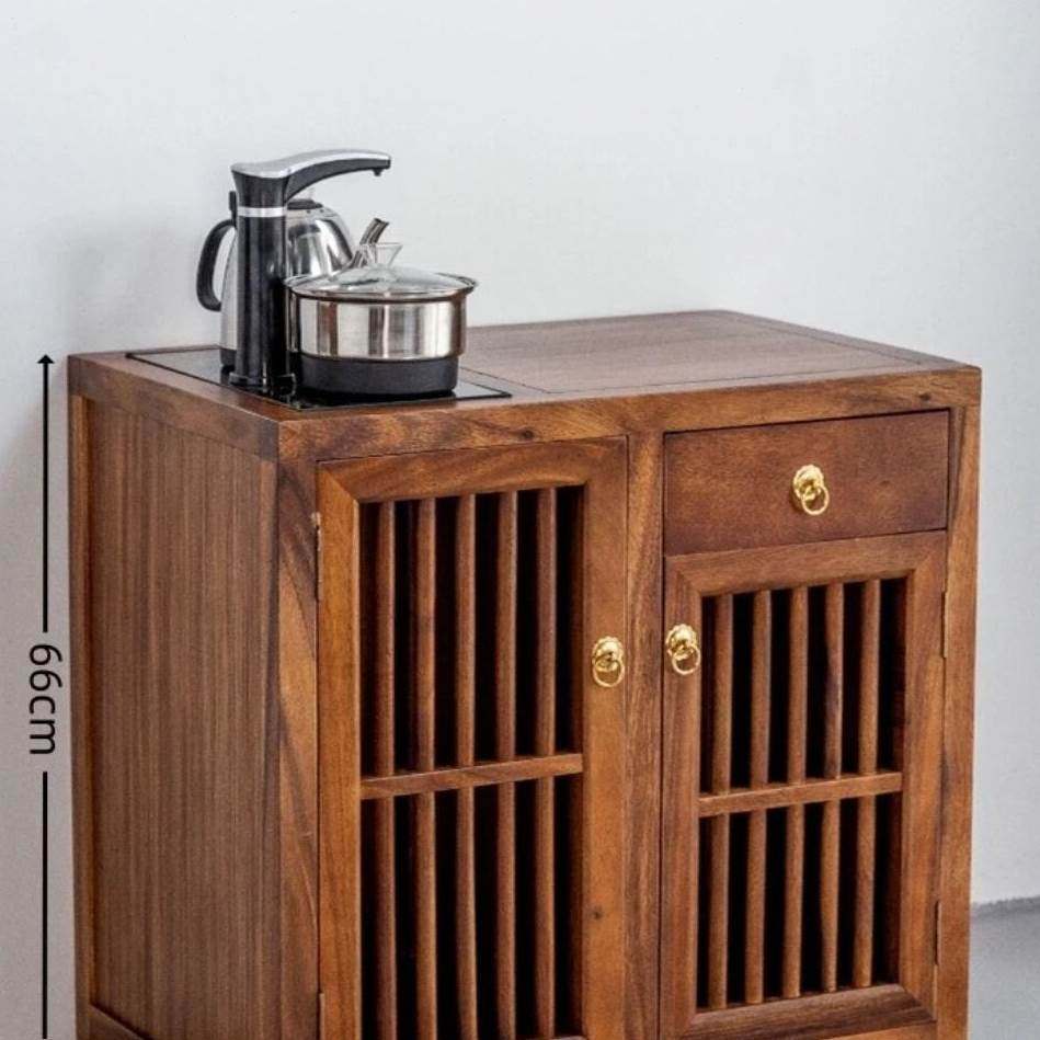 原木泡茶台奥坎茶水柜家用储物柜实木大板边柜茶几茶桌中式餐边柜,淘宝优惠券,粉丝福利购,淘宝优惠卷
