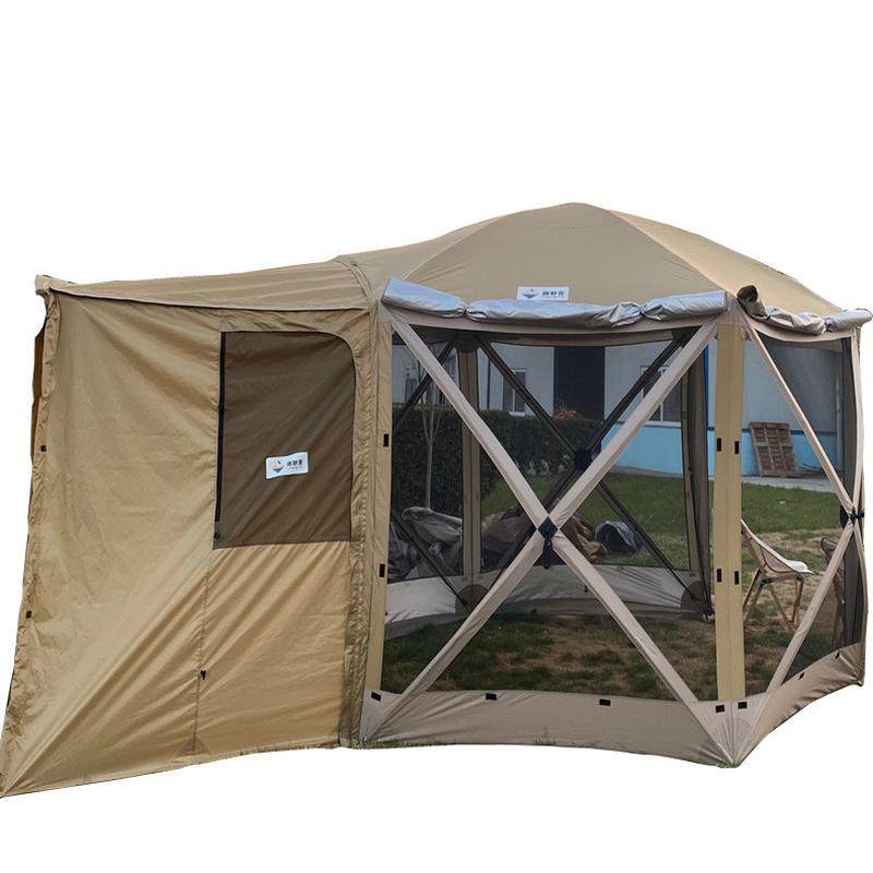 六角模块化户外折叠野外露营装备遮阳防雨防蚊自动一体车尾帐篷,淘宝优惠券,粉丝福利购,淘宝优惠卷