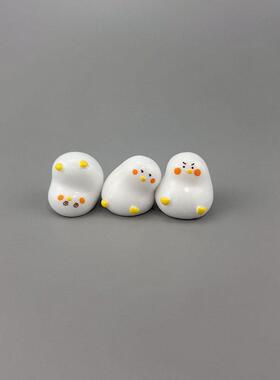 无聊了！摆几个搞怪鸭情绪解压桌面治愈动物创意摆件工位办公装饰