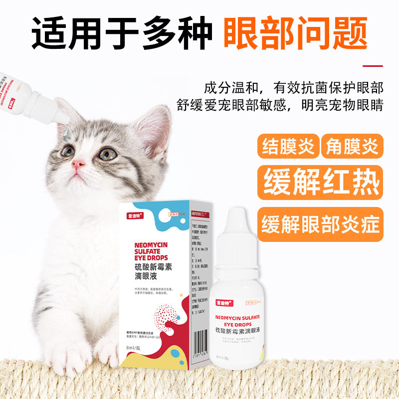 雷迪特滴眼液宠物专用眼睛发炎发红流泪红肿流脓眼药水,淘宝优惠券,粉丝福利购,淘宝优惠卷