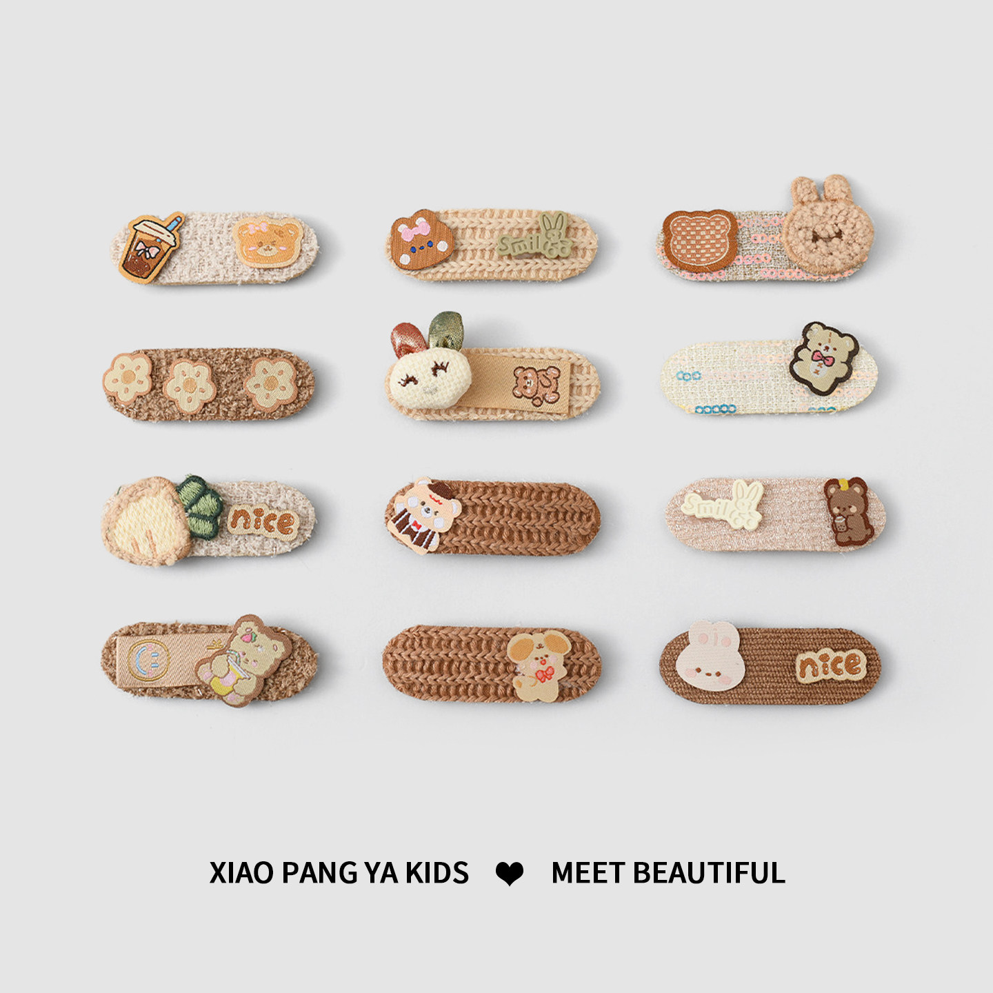 婴幼儿可爱不伤发卡通动物魔术贴儿童侧边刘海发帖宝宝胎毛发饰,淘宝优惠券,粉丝福利购,淘宝优惠卷