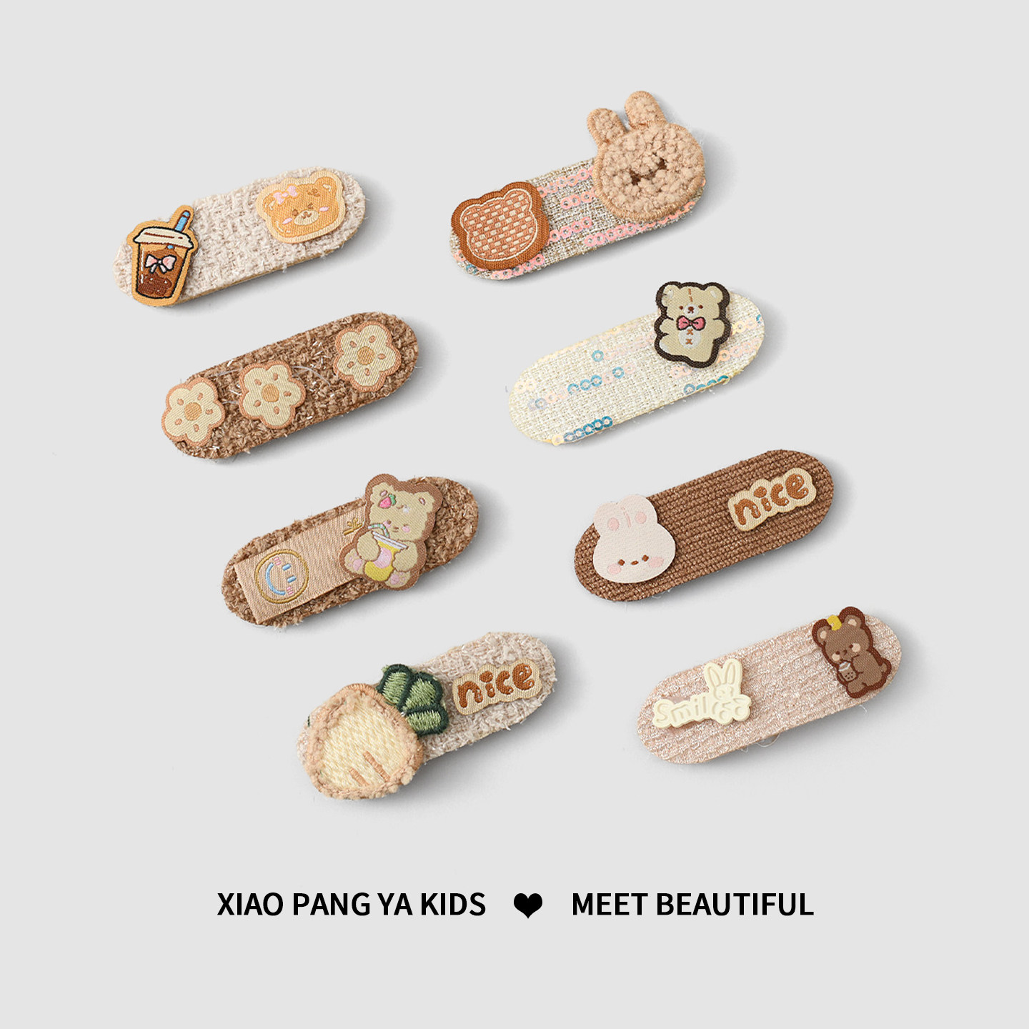 婴幼儿可爱不伤发卡通动物魔术贴儿童侧边刘海发帖宝宝胎毛发饰,淘宝优惠券,粉丝福利购,淘宝优惠卷