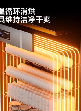 志高商用立式大容量消毒碗柜