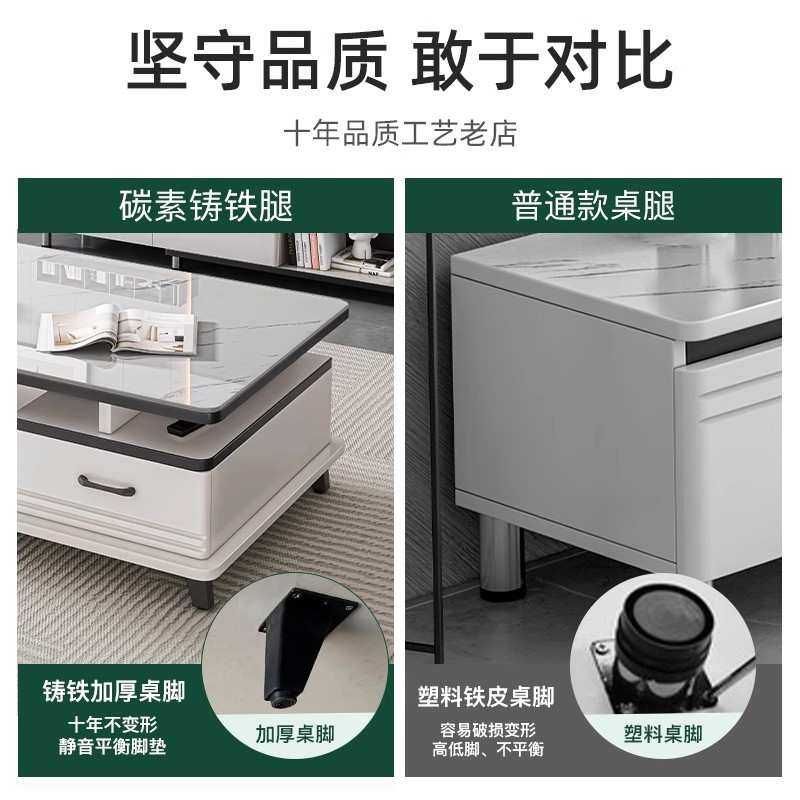 茶几客厅家用小户型简约现代钢化玻璃2025新款轻奢岩板阳台小茶台,淘宝优惠券,粉丝福利购,淘宝优惠卷