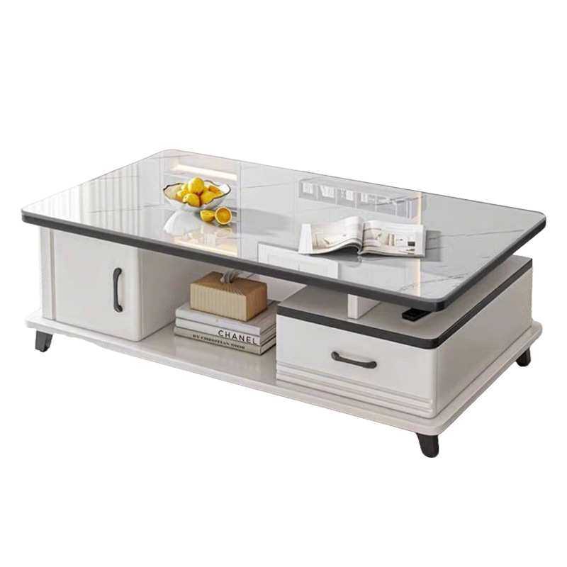 茶几客厅家用小户型简约现代钢化玻璃2025新款轻奢岩板阳台小茶台,淘宝优惠券,粉丝福利购,淘宝优惠卷