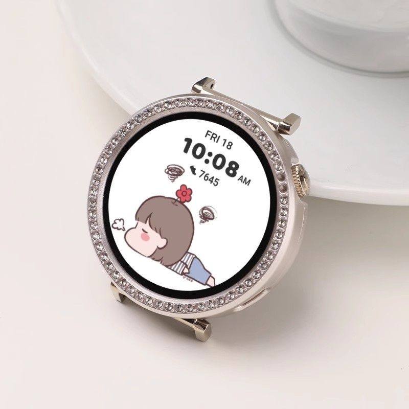 适用华为GT54保护壳镶钻oppox2mini华为fit4小米98pro半包保护套,淘宝优惠券,粉丝福利购,淘宝优惠卷