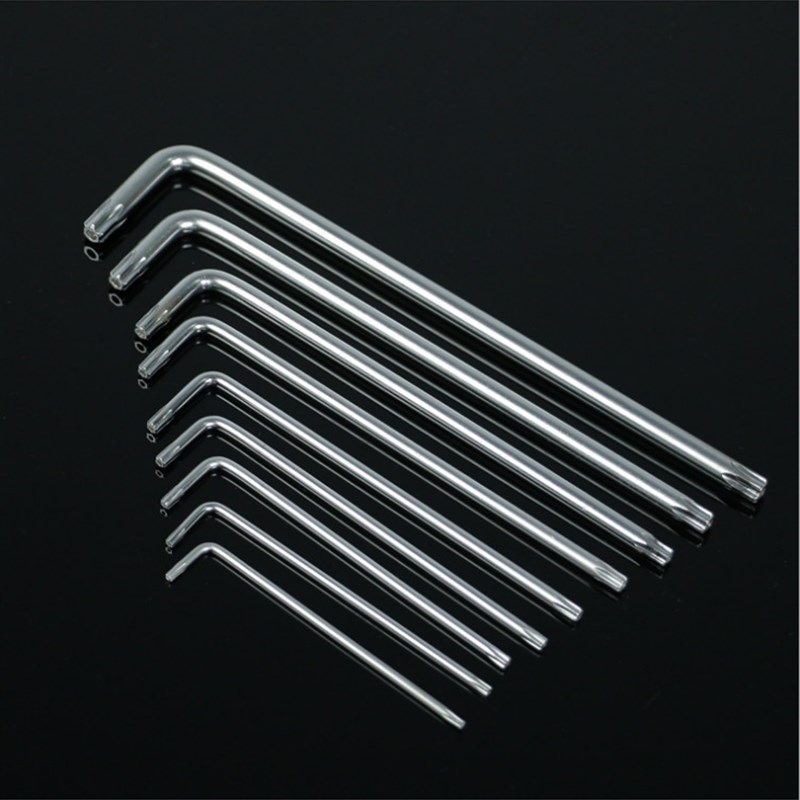 单个 加长星形米字 内六角梅花扳手T10T15T20TI25T27T30T40T45T50 - 图3