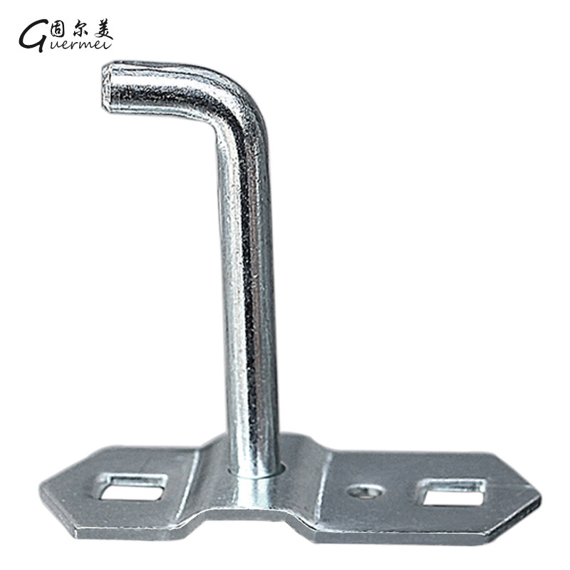 Square hole hanging plate tool hook Square hole single straight hook hole plate hook hardware tool hanging Z hook hole plate hook