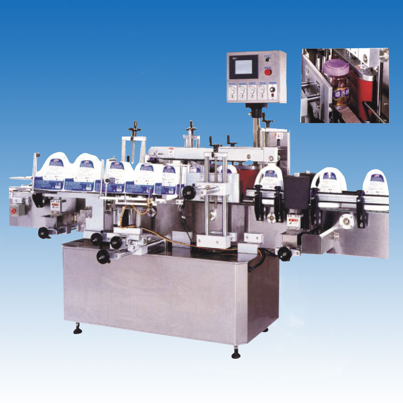 半自动不干胶圆瓶贴标机全手持式小型手动平面台式园酒瓶贴标签机 - 图0