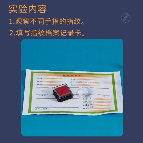 指纹画diy 科技小制作科学实验按手印签名墙手指印画指纹认知SE17 - 图2