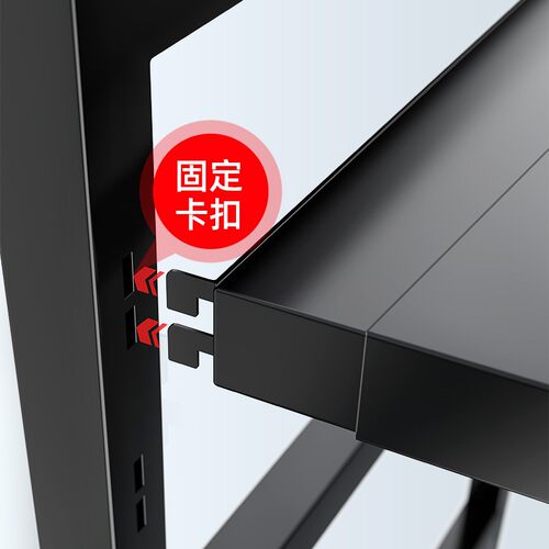 可伸缩厨房置物架微波炉架子烤箱收纳家用双层台面桌面多功能橱柜 - 图2