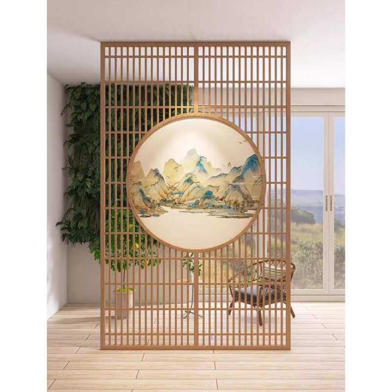 金属窗花定制中式镂空隔断入户玄关阳台格栅不锈钢材质厂屏风,淘宝优惠券,粉丝福利购,淘宝优惠卷