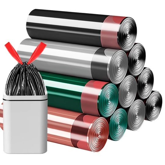 Drawstring garbage bag household thickened portable